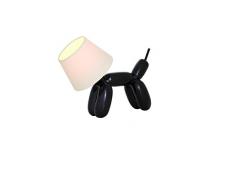 Sompex lámpara de mesa Doggy, Negro/Cromo So de 79002