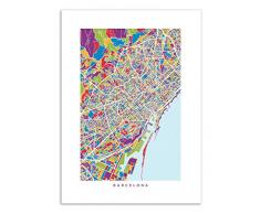 Wall Editions Art Poster 50x70 cm Cartel Papel Acolchado Mate 200g