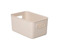 TATAY Caja Organizadora Rectangular Baobab ECOHOME, 5L de Capacidad, de Polipropileno, Libre de BPA, Plástico 100% Reciclado. Medidas 18,1 x 27,2 x 13 cm