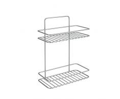 Metaltex Reflex - Estante mural, 2 pisos, 35 x 35 x 13 cm