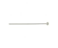 Villeroy & Boch 1270439420 BBQ Passion pinchos barbacoa de fácil, 6 piezas, acero inoxidable, color blanco, 28 x 2,5 x 0,3 cm