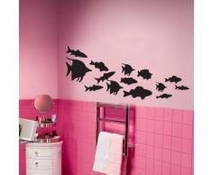 INDIGOS UG Vinilo Decorativo para Pared w369 Carpa de Pescado 120x48cm Verde Agua, 120x8x48 cm