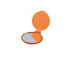eBuyGB Neceser Compacto de Espejo de tocador de Espejo de tocador Plegable, Color Naranja, Paquete de 10