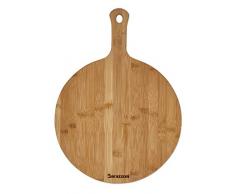 Barazzoni Tabla de Cortar Redonda de bambú.