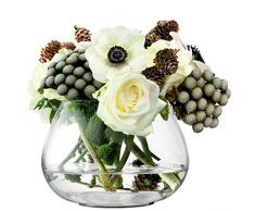 LSA Flower G59411301 - Jarrón para Flores (11,5 cm), Transparente