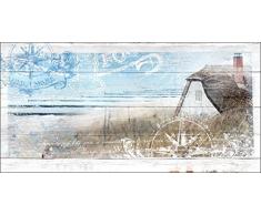 Pro-Art g1223g - Lienzo en impresión giclée (100 x 50 cm), diseño de Paisaje nórdico Vi, Multicolor, 120 x 60 cm