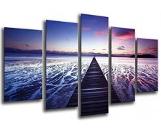 Cuadro FotogrÃ¡fico Paisaje Puente en Mar TamaÃ±o total: 165 x 62 cm XXL