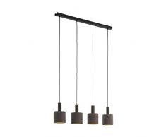 EGLO CONCESSA 1 lámpara Colgante, 60 W, marrón oscuro