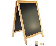 Lacor 39166 Menu - Pizarra (55 x 85 cm), color negro