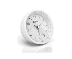 Hama Radiodespertador Roundly, Color Blanco