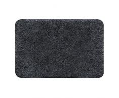 Spirella 70 x 120, Negro colección Brizzolo, Alfombrilla de Ducha, 100% Acrílico