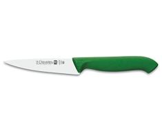 3 Claveles Proflex - Cuchillo cocinero 10 cm, acero inoxidable, verde
