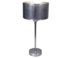 Naeve Leuchten 3015342 - Lámpara de mesa (metal y nÃquel, 1 bombilla E14, 40 W, 240 V no incluida, 39 x 10 x 18 cm)