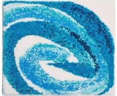 Grund Colani 42 Alfombra de Baño, Poliacrílico Supersoft, Turquesa, 50x60 cm