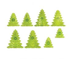 Cortadores de JEM 3d árbol de Navidad, juego de 8