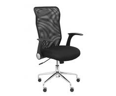 Piqueras Y Crespo (PIQU7) Silla Minaya Respaldo Malla Negro Asiento Bali Oficina, Talla Unica