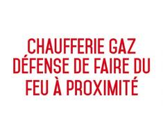 Uttscheid - Calefactor de Gas de Defensa para Hacer Fuego Cerca - Vinilo Impermeable - 200 x 100 mm