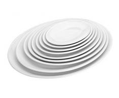 Lacor 62757 - Bandeja oval melamina 360x285x27 mediana