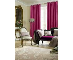 Just Contempo, Tela, Rosa Fucsia, par de Cortinas de 228 cm x 228 cm (extraanchas, caída Larga)