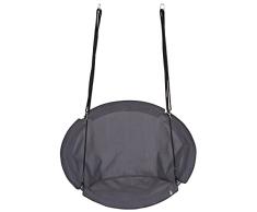 PATIO SillÃ³n Colgante de 100 cm de diÃ¡metro, Columpio para Nido, Columpio Colgante, Silla brasileÃ±a, Antracita