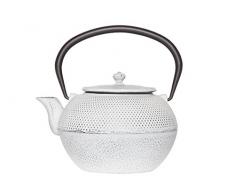 Cosy & Trendy 0916264Â Osaka Cream Tetera Hierro Fundido 1,2Â L, Color Blanco