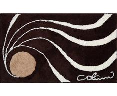 Grund Colani 18 Alfombra de Baño, Poliéster, Marrón, 60x100 cm