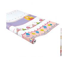 Rire et Confettis Riendo y Confeti 6pcs010Â Mantel con Relieve 118Â x 500Â cm