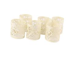 6pcs Corazon Llevado Boda Titulares De Luz De Te Crema De Decoracion De Navidad