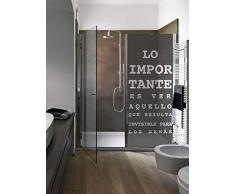 Plage 161006 - Adhesivo Decorativo para Pared de Ducha (Vinilo, 80 x 200 cm), Color Gris