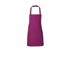 Link Enlace kitchenwear 65% algodón, 35% poliéster, Delantal de Babero para niños 60 x 50 cm, Color Negro