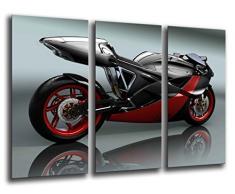 Poster Fotográfico Motor, Moto Carretera Tamaño total: 97 x 62 cm XXL
