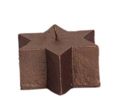 Spaas - Velas de Navidad (12 Unidades, 90 x 40 mm), Color Bronce