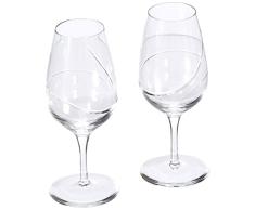 Cristal de Sèvres Orbite Set de Copas de Vino, Cristal, 7x7x17 cm, 2