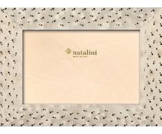 Natalini ATTICO 10X15 Marco de Fotos con Soporte para Mesa, Madera, Blanco, 10 X 15 X 1,5
