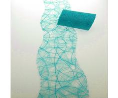 Deko AS GmbH sizoweb Mesa Banda Onda Interfaz Turquesa Aprox. 12,5 cm Rollo DE 25 m 64 W 020 de R