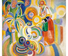 Legendarte Robert Delaunay Portuguesa (La Gran Portuguesa) Impresión Digital sobre Lienzo, cm. 55x60