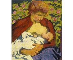 Legendarte PL-061 Cuadro Madre Joven. Impresión Digital sobre Lienzo. Pintura de Giovanni Giacometti, 50x60