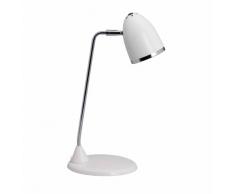 MAUL 8231002 E27 8W Color blanco lámpara de mesa - lámparas de mesa (Ambiente, Corriente alterna, E27, Blanco cálido, Color blanco, Salón, Oficina, Estudio)