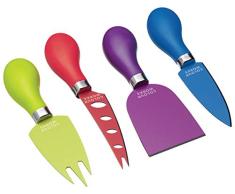 Colourworks Juego de Cuchillos para Queso, Set de Cuatro Piezas