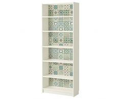 Walplus Verde Azulejos Adhesivo Decorativo para Pared, Vinilo, 63,5 x 63,5 x 5 cm
