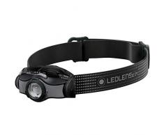 Led Lenser MH3 - Linterna (Linterna con cinta para cabeza, Negro, Gris, Policarbonato, Polimetilmetacrilato (PMMA), IP54, 2 m, 1 lÃ¡mpara(s))