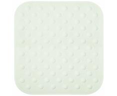 Spirella 53 x 53, Blanco colección Circola, Alfombrilla de Ducha, Goma