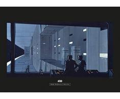 Komar Wandbild Von Wars Classic RMQ Death Star Control | Kinderzimmer, Jugendzimmer, Dekoration, Kunstdruck | ohne Rahmen | WB132-70x50 fotomural, carbÃ³n