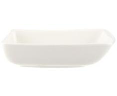 Villeroy & Boch NewWave 1025253934 Fuente, 12 x 12 cm, Porcelana, Blanco
