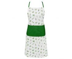 Malloom Hanging Armario Cocina gabinete Puerta Posterior del Soporte de Almacenamiento de Basura Bolsas Estante Flor Encaje Delantales