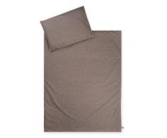 Julius Zöllner Ropa de Cama Infantil de 100 % algodón orgánico 100 x 135 + 40 x 60 cm, Juego de 2 Piezas de Funda nórdica y Funda de Almohada, con Cremallera, Standard 100 by Oeko-Tex, Wild Dots