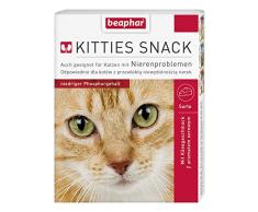 Beaphar Kitties Fuga erchen | Gato LEC kerlies de Apoyo a la función de riñón cni | Contenido de proteÃna en la Secadora & fosforado | con Queso Sabor, Pack de 12 (12 x 75 Unidades)
