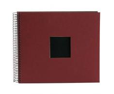 Goldbuch Bella Vista - Álbum de Fotos en Espiral (Lino, 35 x 30 cm), Color Burdeos