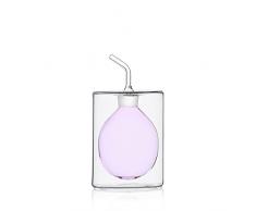 Ichendorf Milano Aceitera de dos paredes rosa 150 ml colecciÃ³n Cilindro color doble pared