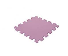 Iris Ohyama â Alfombra de protección de suelo Puzzle/alfombra de actividades para bebé y niño, goma EVA, rosa, 45 cm